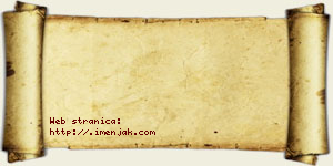 Anđela Džinić vizit kartica